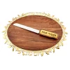 Judaica Reserve Gold Wood Challah Board