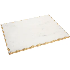 Lavi Marble Gold Organic Edge Serving Board