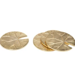 Lily Pad Gold Coaster Set