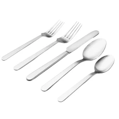 Lola Matte 18/0 Stainless Steel 20 Piece Flatware Set, Service For 4