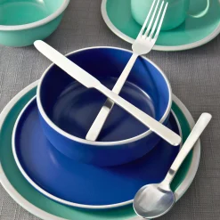 Lola Matte 18/0 Stainless Steel 20 Piece Flatware Set, Service For 4