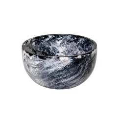 Lucente Black & White Resin Snack Bowl