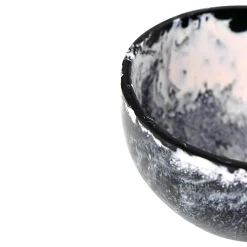 Lucente Black & White Resin Snack Bowl