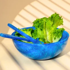 Lucente Blue Resin Salad Bowl