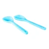Lucente Resin Matte Blue Salad Server Set