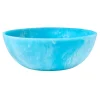 Lucente Resin Matte Blue Salad Bowl