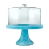 Lucente Resin Matte Blue Cake Dome