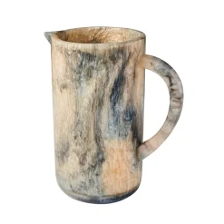 Lucente Resin Matte Limestone Beverage Pitcher