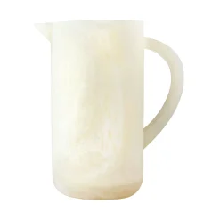 Lucente Resin Matte White Beverage Pitcher