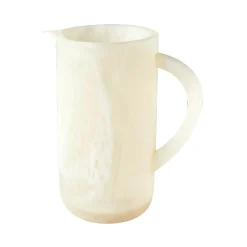 Lucente Resin Matte White Beverage Pitcher