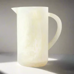 Lucente Resin Matte White Beverage Pitcher