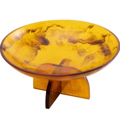 Lucente Tortoise Shell Resin Fruit Bowl