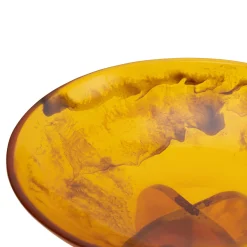 Lucente Tortoise Shell Resin Fruit Bowl