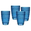 Lumina Blue Highball, Set of 4