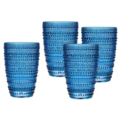 Lumina Blue Highball, Set of 4