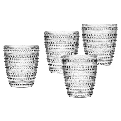 Lumina Clear Double Old Fashion, Set of 4