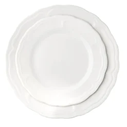 Madison White Stoneware 12 Piece Dinnerware Set, Service for 4