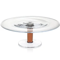 Mandril Copper Large Footed Cake Stand