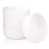 Marbella White Stacking Melamine Cereal Bowl, Set of 4