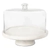 Marble Footed Cake Stand With Dome