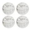 Marble Melamine Salad Plate, Set of 4