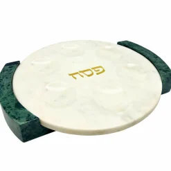 Marble Reversible Seder Plate