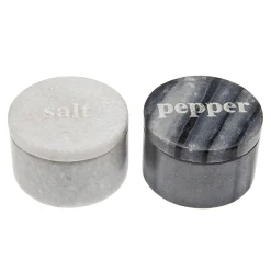 Marble Salt & Pepper Cellar Set
