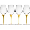Marcella Gold Stem Red Wine, Set of 4