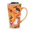 Meowlloween Porcelain Travel Mug
