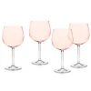 Meridian Blush Balloon Goblet, Set of 4