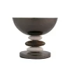 Midnight Pebble Footed Nut Bowl