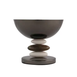 Midnight Pebble Footed Nut Bowl
