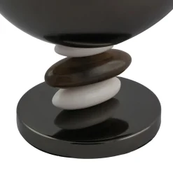 Midnight Pebble Footed Nut Bowl