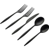 Milano Midnight 18/10 Stainless Steel 20 Piece Flatware Set, Service For 4