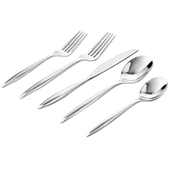 Milano Satin 18/10 Stainless Steel 20 Piece Flatware Set, Service For 4