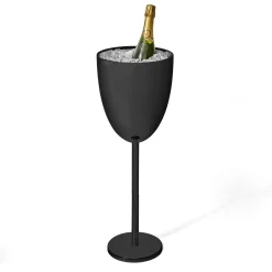 Monaco Noir Double-Wall Standing Ice Bucket