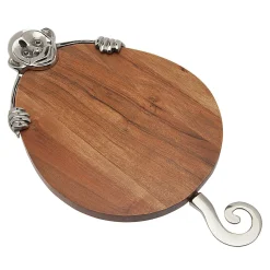 Monkey Cheese Board with Knife