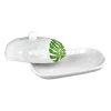Monstera & Palm Leaf Butter Dish