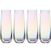 Monterey Stemless Flute, Set of 4
