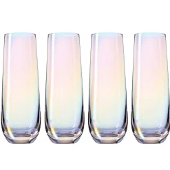 Monterey Stemless Flute, Set of 4