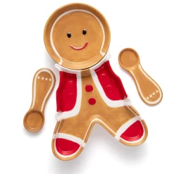 Mr. Gingerbread Appetizer Server