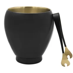 Nero D'oro Ice Bucket With Tong