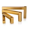 Nesting Gold Tapered Candle Holder