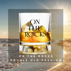 On The Rocks Double Old Fashion, Set of 2