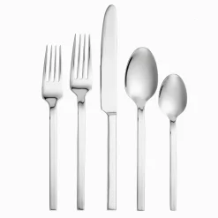 Opus Mirrored 18/10 Stainless Steel 20 Piece Flatware Set, Service For 4