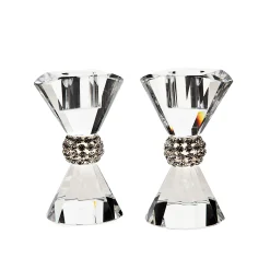 Pageant Bling Tapered Candlestick Set