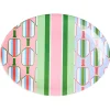 Pickle Ball Melamine Oval Platter