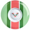 Pickle Ball Striped Melamine Chip-n-Dip