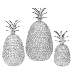 Pineapple Silver Glam Large Decorative Object