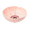 Pink Poppy Flower Cereal Bowl